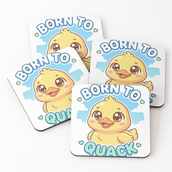Item preview, Born To Quack Duck | Cute Baby Duck Cartoon Graphic Tee | Funny Kawaii Duck Lover Gift designed and sold by morning sun.