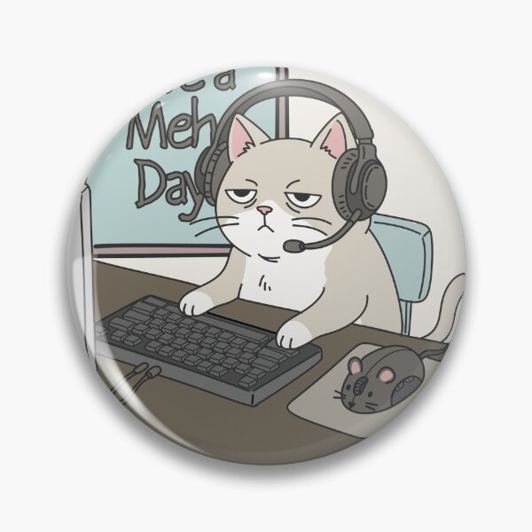Item preview, Have a Meh Day designed and sold by toadwithbooks.