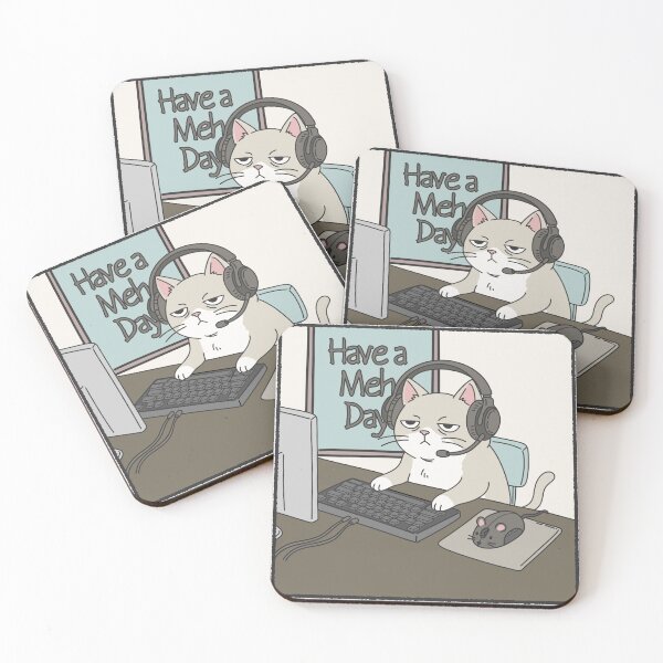 Item preview, Have a Meh Day designed and sold by toadwithbooks.