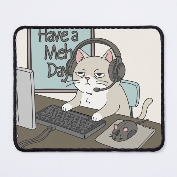 Item preview, Have a Meh Day designed and sold by toadwithbooks.