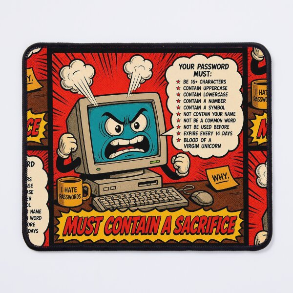 Item preview, Password Must Contain A Sacrifice - Funny IT Shirt designed and sold by Geek Tracy Shop.