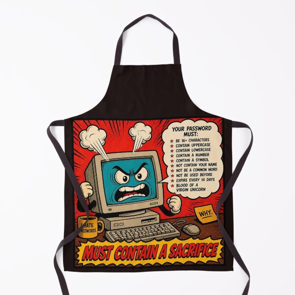 Item preview, Password Must Contain A Sacrifice - Funny IT Shirt designed and sold by Geek Tracy Shop.