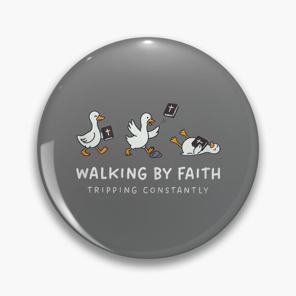 Item preview, Christian Goose Walking by Faith Tripping Constantly Bible designed and sold by KristineLi.