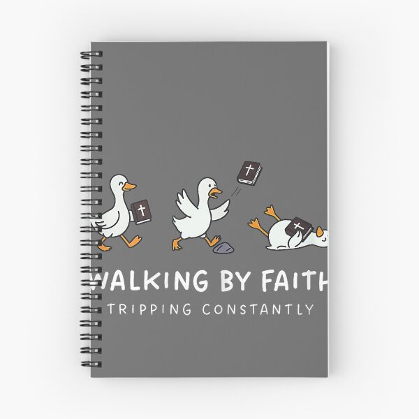 Item preview, Christian Goose Walking by Faith Tripping Constantly Bible designed and sold by KristineLi.