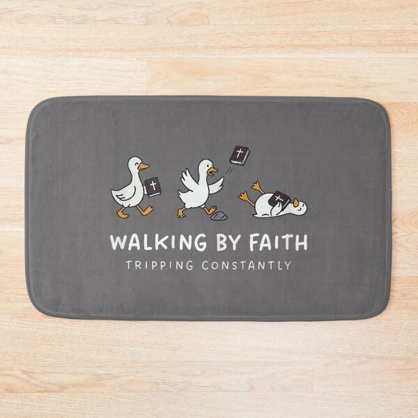 Item preview, Christian Goose Walking by Faith Tripping Constantly Bible designed and sold by KristineLi.