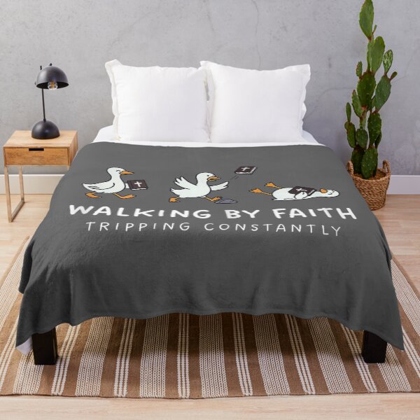 Item preview, Christian Goose Walking by Faith Tripping Constantly Bible designed and sold by KristineLi.
