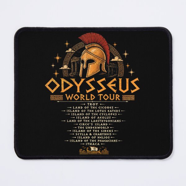Item preview, Greek Mythology Odysseus World Tour Ancient Greece History designed and sold by watanabeee.