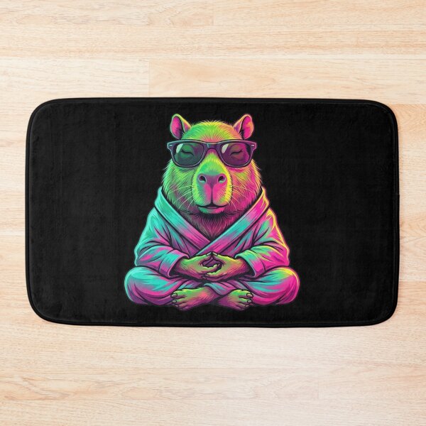 Item preview, Capybara Meditating designed and sold by HeyyItsNikki.