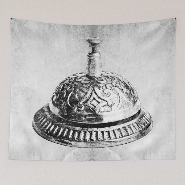 Item preview, Ornate Antique Brass Call Bell designed and sold by Ghoul Enterprises.
