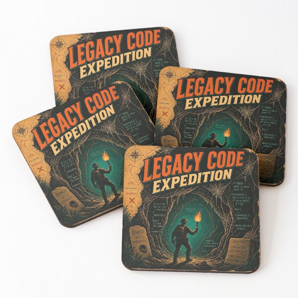 Item preview, Legacy Code Expedition - Funny Developer Adventure Shirt designed and sold by Geek Tracy Shop.
