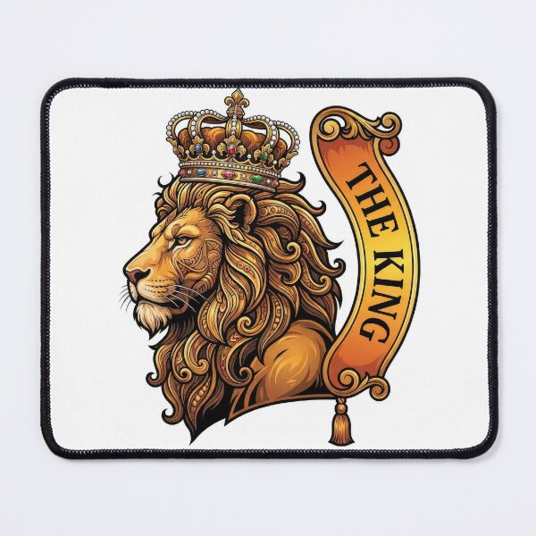 Item preview, The King Lion Royal Vector Illustration designed and sold by Rahat3344.