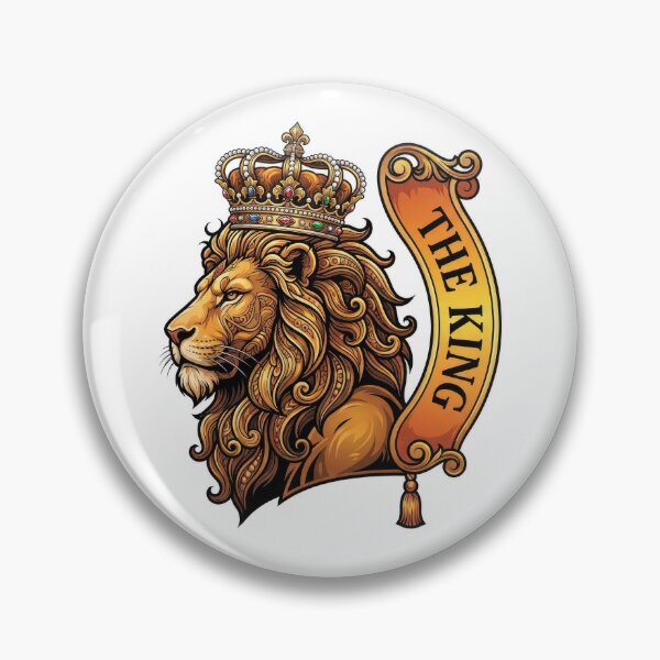 Item preview, The King Lion Royal Vector Illustration designed and sold by Rahat3344.