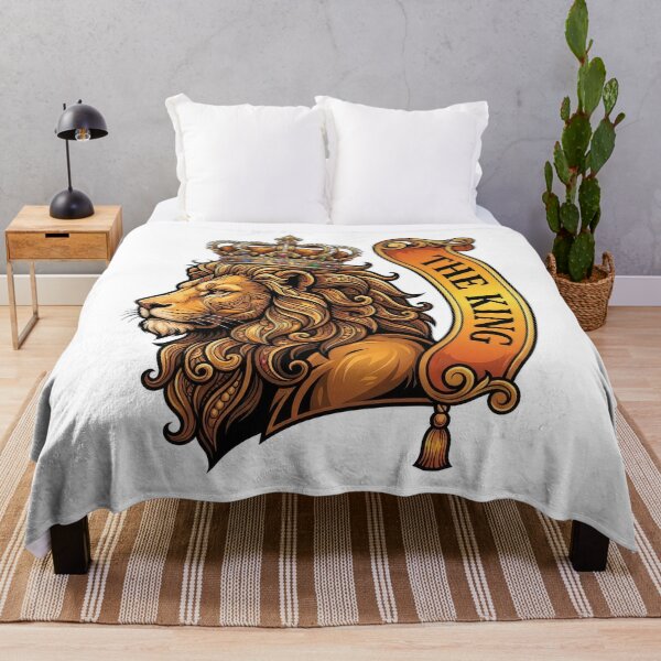 Item preview, The King Lion Royal Vector Illustration designed and sold by Rahat3344.