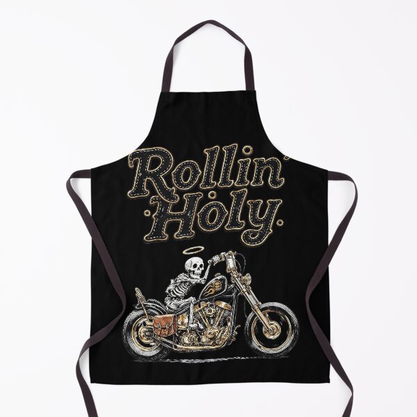 Item preview, Rollin' Holy.  Skeleton Biker with Halo. designed and sold by Birdie and Flynn.