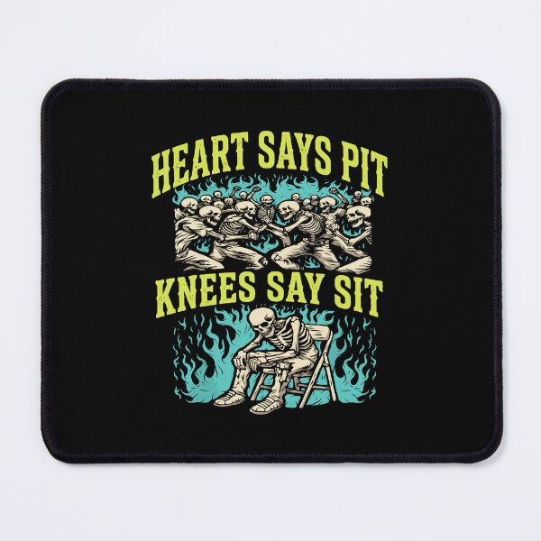 Item preview, heart says pit knees say sit skeleton funny designed and sold by Connor Rutt.