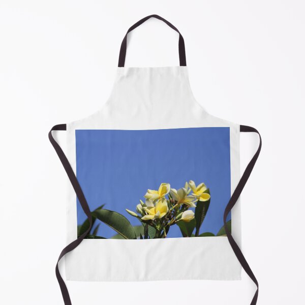 Item preview, Yellow Frangipani Flowers Against A Clear Blue Sky designed and sold by 27Tammy27.