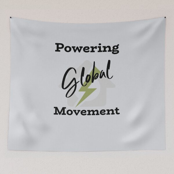 Item preview, Powering Global Movement-V3 designed and sold by CHIEF-HAT STORE.