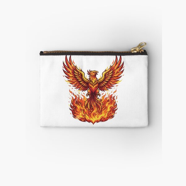 Item preview, Majestic Fire Phoenix Rising Vector Illustration designed and sold by Rahat3344.