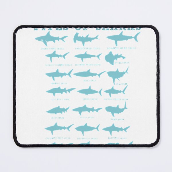 Item preview, 21 Types of Sharks Marine Biology T-Shirt_7568421 designed and sold by Juvestore24.