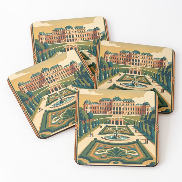 Item preview, Vienna Austria Vintage Travel Poster designed and sold by Bomax121.