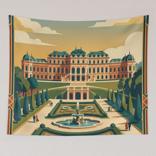 Item preview, Vienna Austria Vintage Travel Poster designed and sold by Bomax121.
