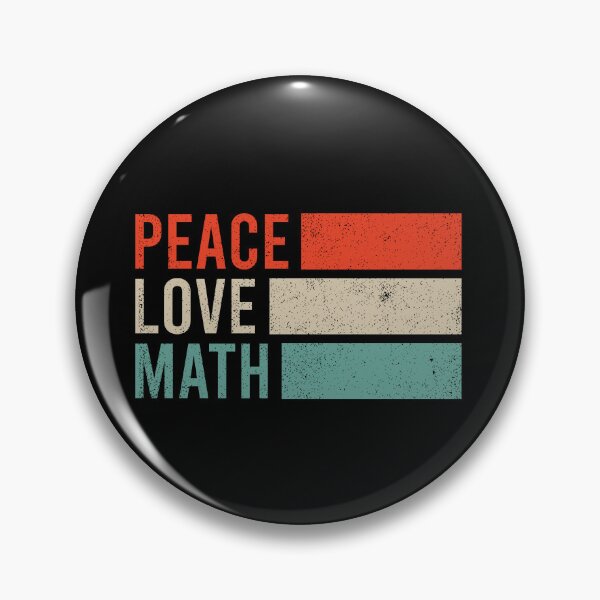 Item preview, Peace Love Math - Math Teacher Lover Funny Gift designed and sold by malicaferrha.