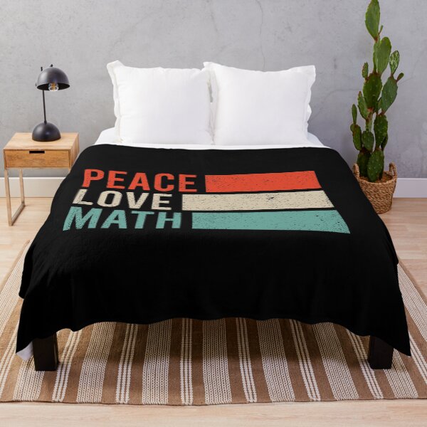 Item preview, Peace Love Math - Math Teacher Lover Funny Gift designed and sold by malicaferrha.