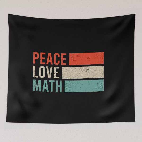 Item preview, Peace Love Math - Math Teacher Lover Funny Gift designed and sold by malicaferrha.