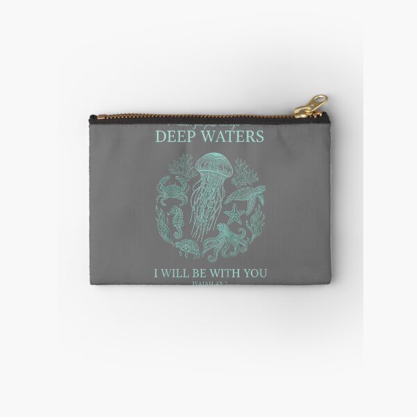 Item preview, Christian Isaiah 43 2 Deep Waters Bible Verse OverFear designed and sold by KristineLi.