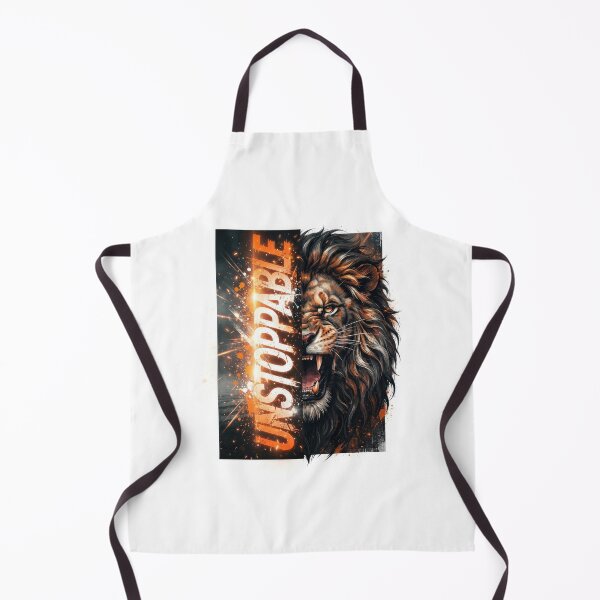 Item preview, Unstoppable Roaring Lion Motivational Vector Design designed and sold by Rahat3344.