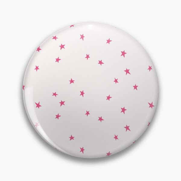 Item preview, Tiny little magenta pink stars tossed all over on soft creamy white designed and sold by PrettywithColor.