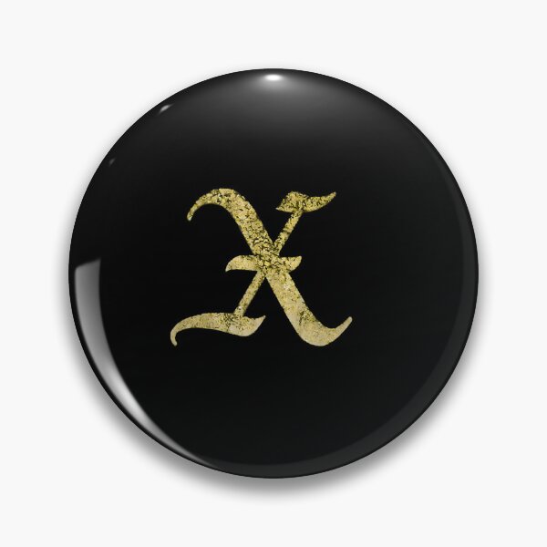 Item preview, Letter X Golden Texture Symbol designed and sold by Chnane.