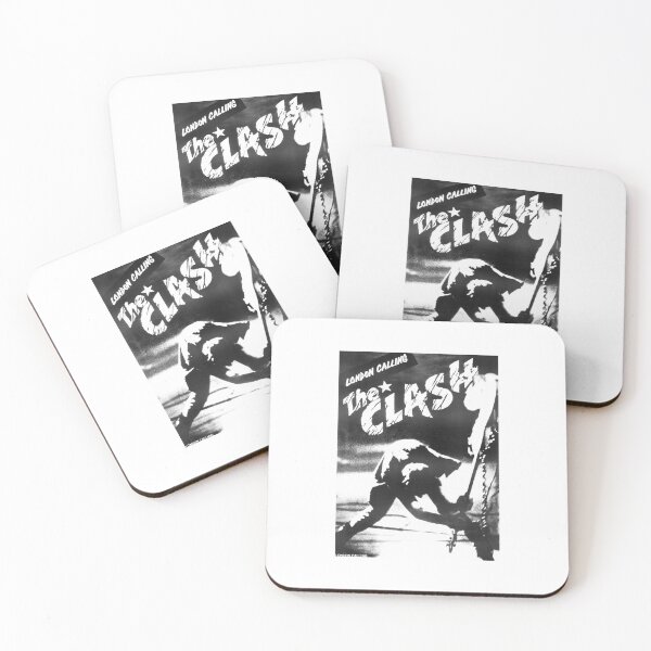 Item preview, london calling black and white star designed and sold by Connor Rutt.