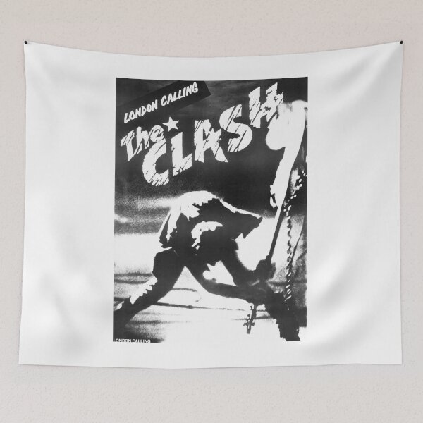 Item preview, london calling black and white star designed and sold by Connor Rutt.