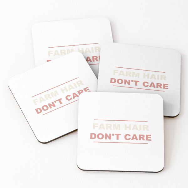 Item preview, Farm Hair Don't Care - Funny Farmer designed and sold by RetroThreadWorks.