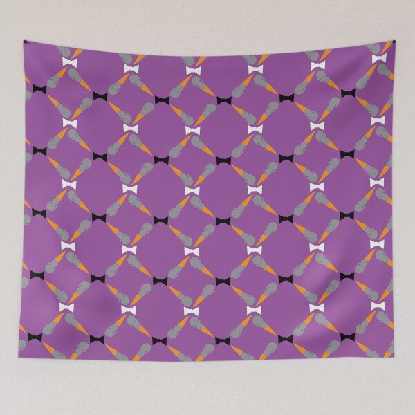 Item preview, Carrot & Bowtie Diamonds on Purple designed and sold by Digitalmyth's Designs.