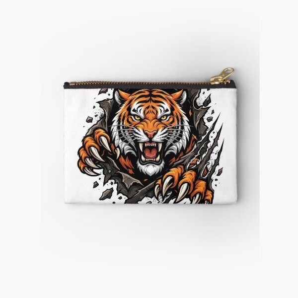 Item preview, Angry Tiger Ripping Out Vector Graphic designed and sold by Rahat3344.