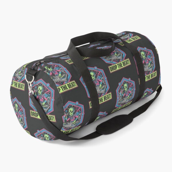 Item preview, Alien DJ Spinning Vinyl Retro Graphic Music Art designed and sold by DuckOddity.
