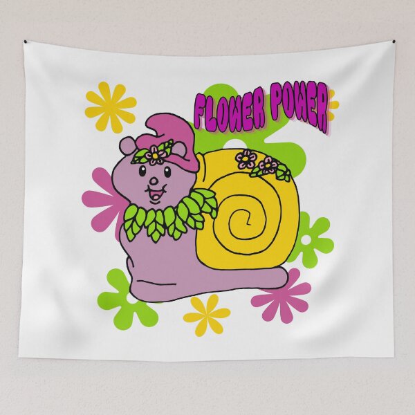 Item preview, Flower Power Snail designed and sold by Mousepelt.