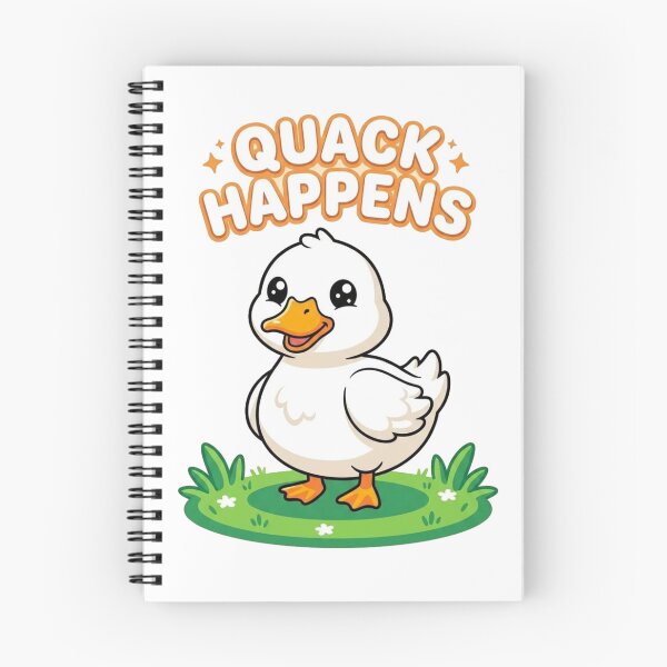 Item preview, Quack Happens Duck  | Funny Cute Duck Cartoon Graphic Tee | Kawaii Duck Lover Gift designed and sold by morning sun.