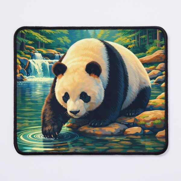 Item preview, Giant Panda Digital Animal Art designed and sold by kakarikihill.