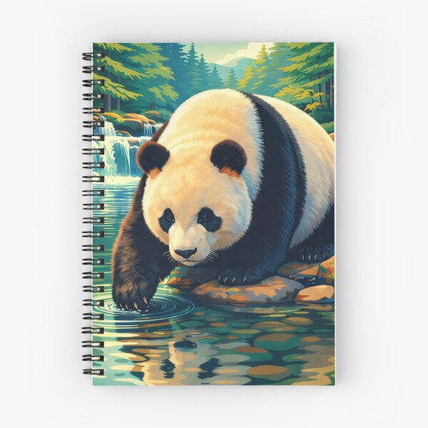 Item preview, Giant Panda Digital Animal Art designed and sold by kakarikihill.