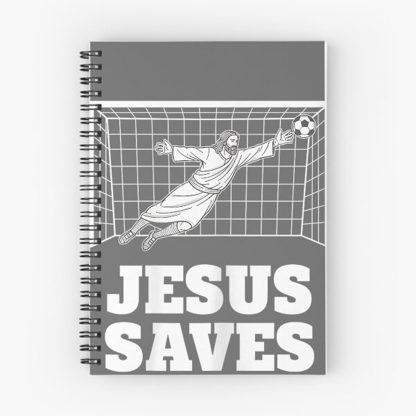 Item preview, Christian Jesus Saves Soccer Goalkeeper Faith Inspirational designed and sold by KristineLi.