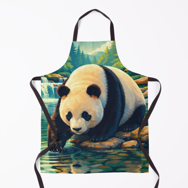 Item preview, Giant Panda Digital Animal Art designed and sold by kakarikihill.