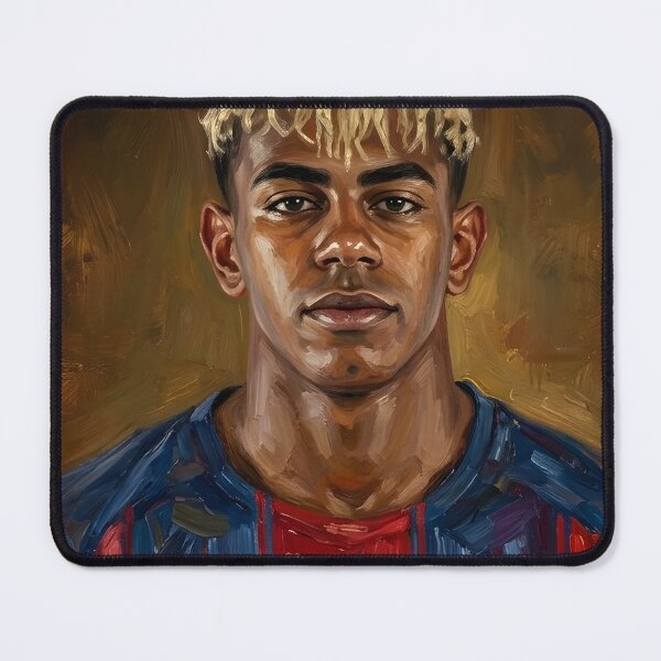 Item preview, Lamine Yamal Oil Painting designed and sold by maretsad.