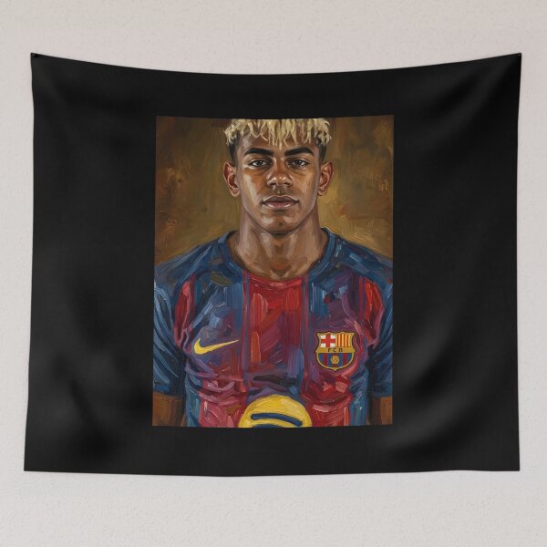 Item preview, Lamine Yamal Oil Painting designed and sold by maretsad.
