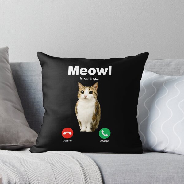 Item preview, Meowl Is Calling Meme Cat designed and sold by Poopielandia.