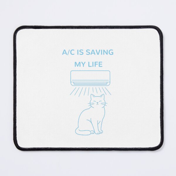 Item preview, A/C IS SAVING MY LIFE T-Shirt – Summer Heat Wave Funny Tee | Uncle Jichuan designed and sold by Uncle-Jichuan.