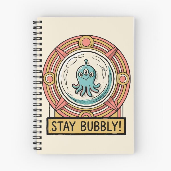 Item preview, Three Eyed Alien in a Bubble Retro Graphic designed and sold by DuckOddity.