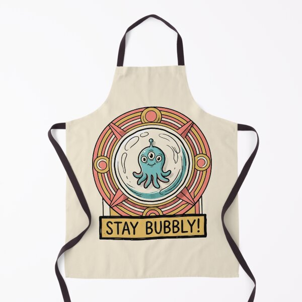 Item preview, Three Eyed Alien in a Bubble Retro Graphic designed and sold by DuckOddity.